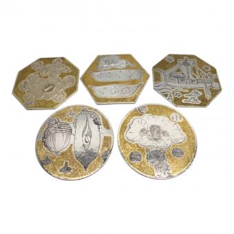 帖佐美行 純銅コースター ▲