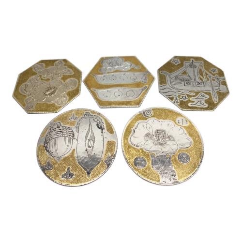 帖佐美行 純銅コースター ▲