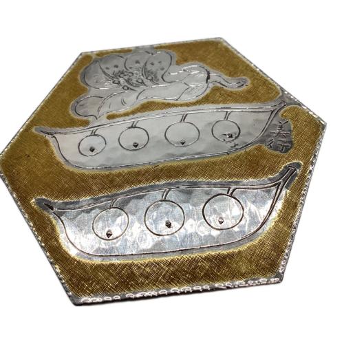 帖佐美行 純銅コースター ▲