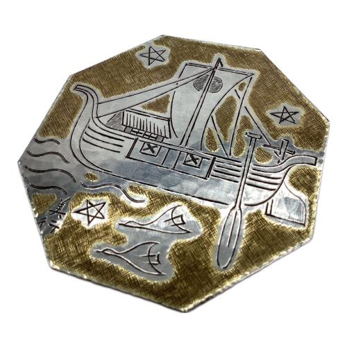 帖佐美行 純銅コースター ▲