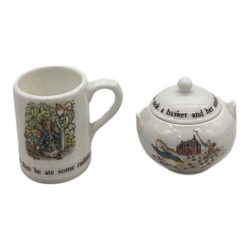 Wedgwood (ウェッジウッド) ミニチュア ティーセット イングランド製 1983年 ピーターラビット