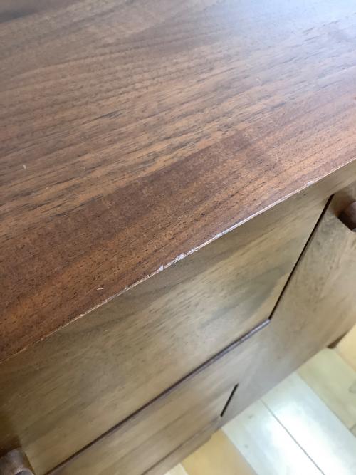 マルヨシ民芸家具 (マルヨシミンゲイカグ) チェストラック 棚2段 引き出し4段 DEEP 278 ブラウン