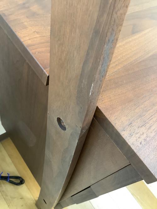 マルヨシ民芸家具 (マルヨシミンゲイカグ) チェストラック 棚2段 引き出し4段 DEEP 278 ブラウン