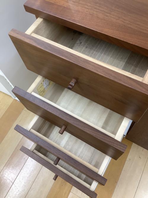 マルヨシ民芸家具 (マルヨシミンゲイカグ) チェストラック 棚2段 引き出し4段 DEEP 278 ブラウン