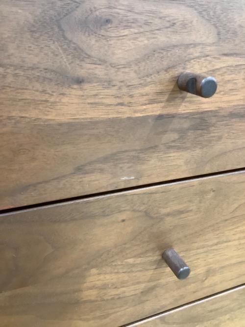 マルヨシ民芸家具 (マルヨシミンゲイカグ) チェストラック 棚2段 引き出し4段 DEEP 278 ブラウン