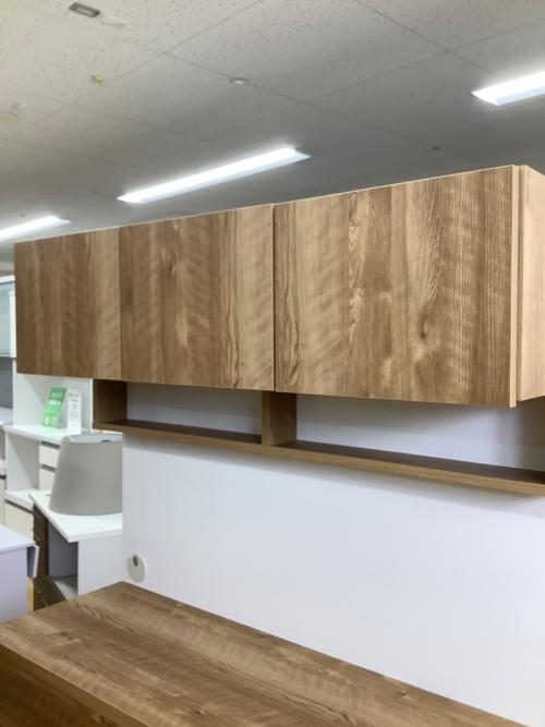 LOWYA (ロウヤ) キッチンボード 110 ナチュラル×ホワイト