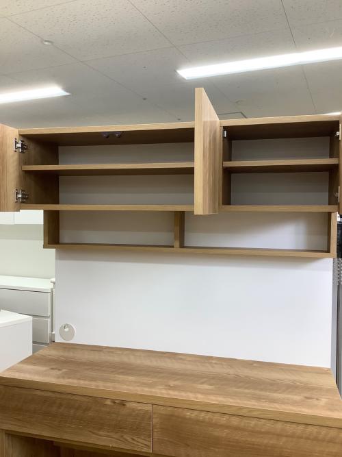 LOWYA (ロウヤ) キッチンボード 110 ナチュラル×ホワイト