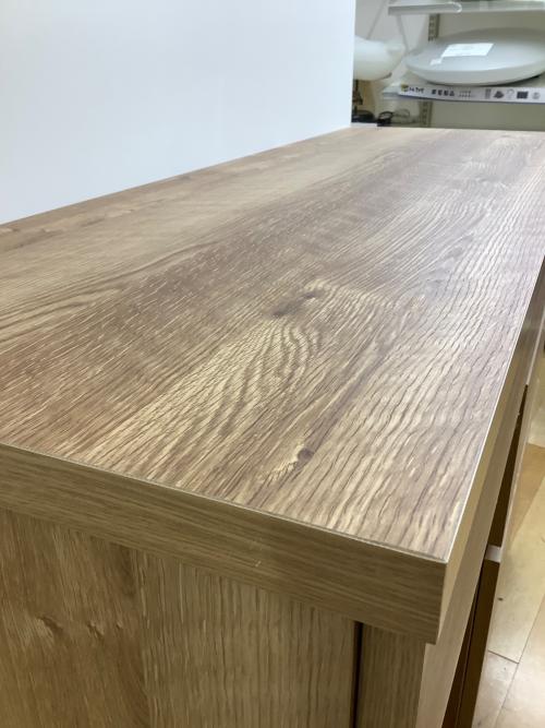 LOWYA (ロウヤ) キッチンボード 110 ナチュラル×ホワイト