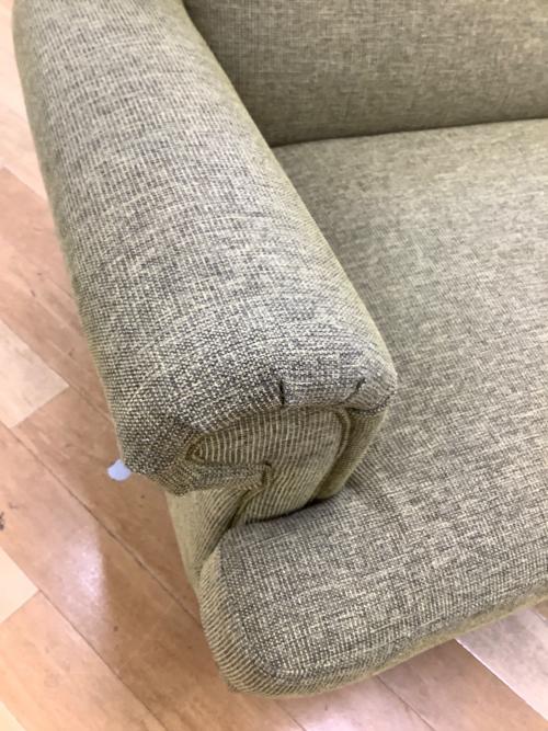 ニトリ 2人掛けソファー 192 ライトグリーン