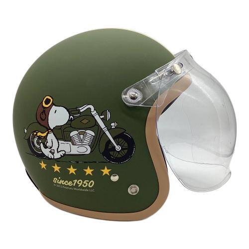 バイク用ヘルメット 2022年製 SNJ-03-06 SNOOPY SIZE 57~59CM PSCマーク(バイク用ヘルメット)有