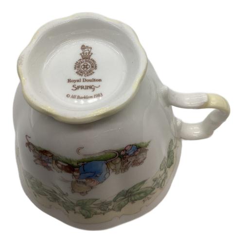 ROYAL DOULTON (ロイヤルドルトン) カップ&ソーサー ▲ Brambly Headge Spring