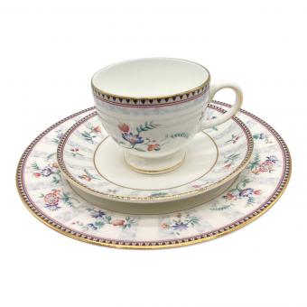 Wedgwood (ウェッジウッド) カップ&ソーサー＆プレート ホワイト×ブルー ジョサイアウェッジウッド没200年記念コレクション