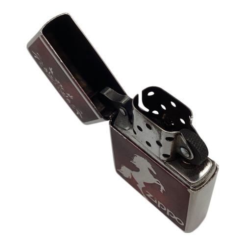 ZIPPO (ジッポ) ホースデザイン シルエット レッド 2023年製 TiSV HOSE-MRD