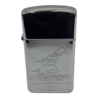 ZIPPO (ジッポ) オイルライター 2004年製 SAIPAN MAP スリムタイプ