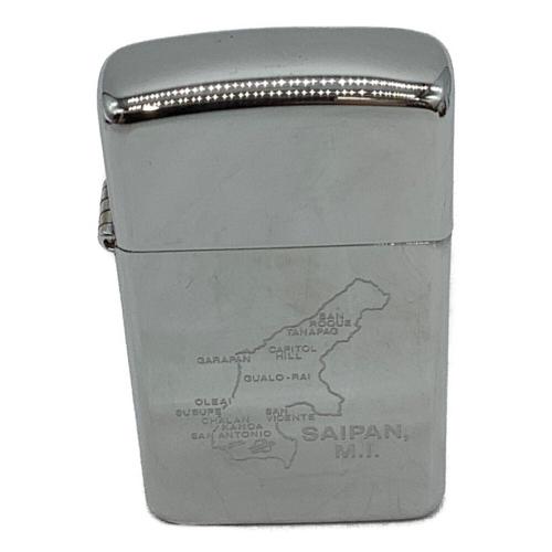 ZIPPO (ジッポ) オイルライター 2004年製 SAIPAN MAP スリムタイプ