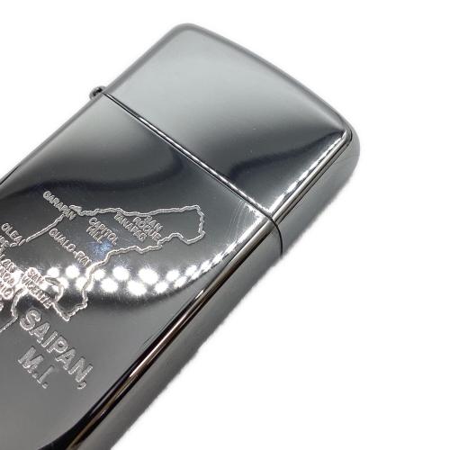ZIPPO (ジッポ) オイルライター 2004年製 SAIPAN MAP スリムタイプ