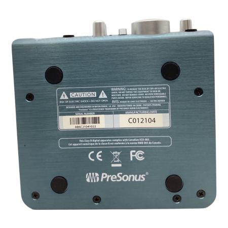 PreSonus (プレソナス) オーディオインターフェース AudioBox iOne 115
