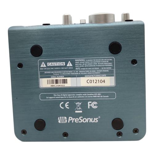PreSonus (プレソナス) オーディオインターフェース AudioBox iOne 115