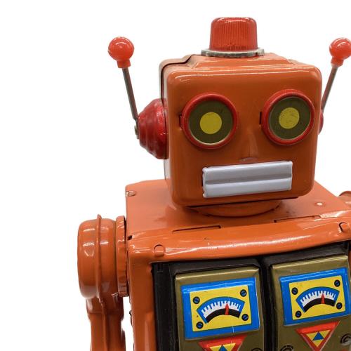 ブリキロボット レトロホビー ELECTRON ROBOT オレンジ