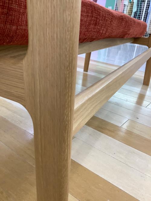 NAGANO INTERIOR (ナガノインテリア) アームレスベンチスツール 93 レッド モコア