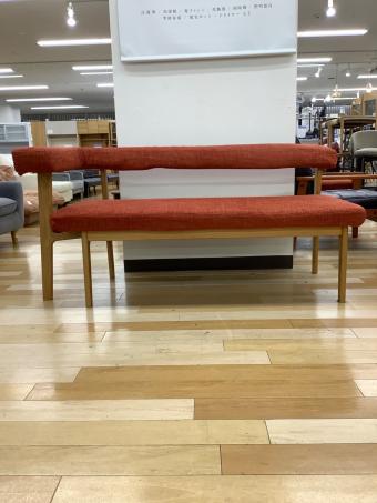 NAGANO INTERIOR (ナガノインテリア) ダイニングベンチ 93 レッド