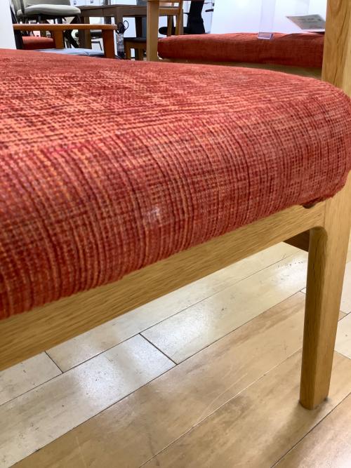 NAGANO INTERIOR (ナガノインテリア) ダイニングベンチ 93 レッド