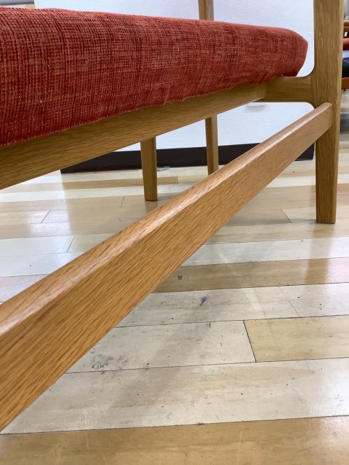 NAGANO INTERIOR (ナガノインテリア) ダイニングベンチ 93 レッド