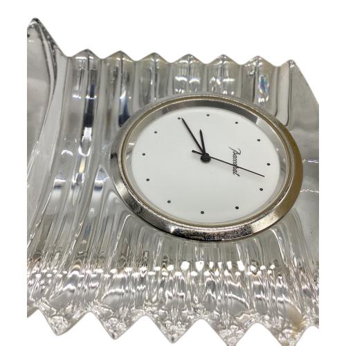 Baccarat (バカラ) 置時計 動作未確認 オブジェとして