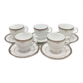 Noritake (ノリタケ) カップ&ソーサー ▲ バッキンガムプラチナ