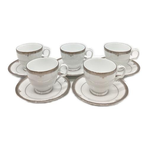 Noritake (ノリタケ) カップ&ソーサー ▲ バッキンガムプラチナ