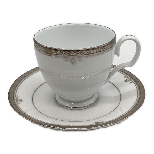 Noritake (ノリタケ) カップ&ソーサー ▲ バッキンガムプラチナ