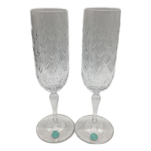 TIFFANY & Co. (ティファニー) シャンパングラス ペア ▲ フローレット