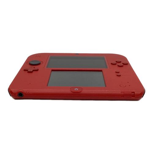 Nintendo (ニンテンドー) 2DS FTR-001 キズ有 レッド