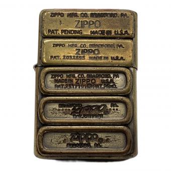ZIPPO (ジッポ) オイルライター 1997年製 キズ・スレ・ヒンジ緩み有 歴代ボトムスタンプ @