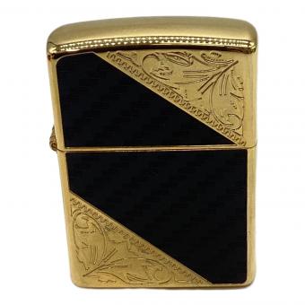 ZIPPO (ジッポ) オイルライター 2025年7月製造 ブラックカーボン加工