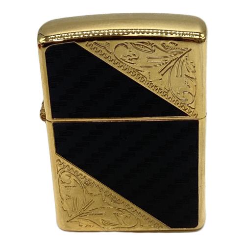 ZIPPO (ジッポ) オイルライター 2025年7月製造 ブラックカーボン加工