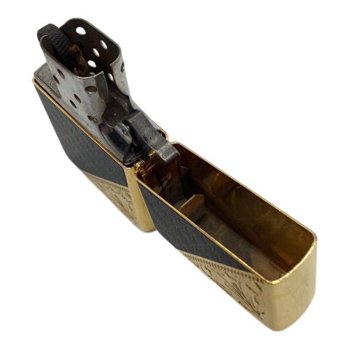 ZIPPO (ジッポ) オイルライター 2025年7月製造 ブラックカーボン加工