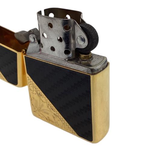 ZIPPO (ジッポ) オイルライター 2025年7月製造 ブラックカーボン加工