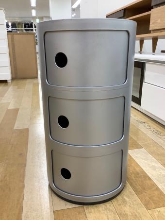Kartell (カルテル) シェルフ 4965-67 コンポニビリ シルバー