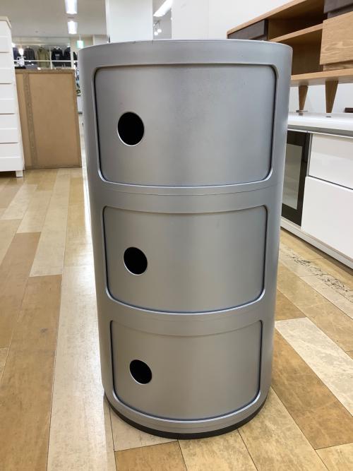 Kartell (カルテル) シェルフ 4965-67 コンポニビリ シルバー