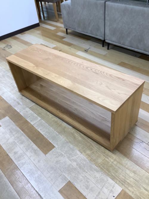 無印良品 (ムジルシリョウヒン) ローテーブル 18 ナチュラル 無垢材テーブルベンチ
