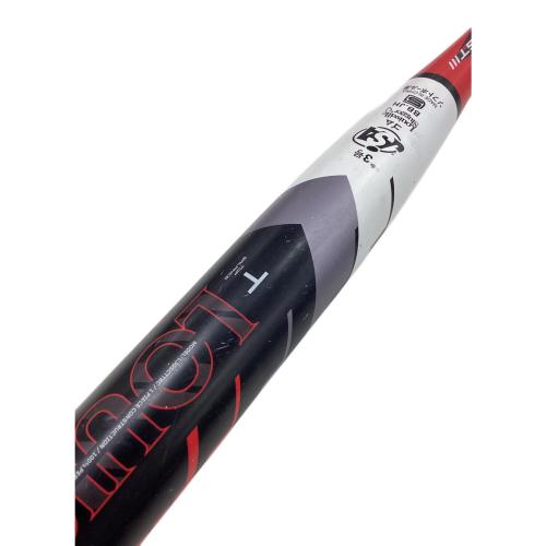 LOUISVILLE SLUGGER (ルイスビルスラッガー) カタリスト3 ソフトボール用バット LJGSCTTBC ゴム製 2023年モデル レッド×ブラック