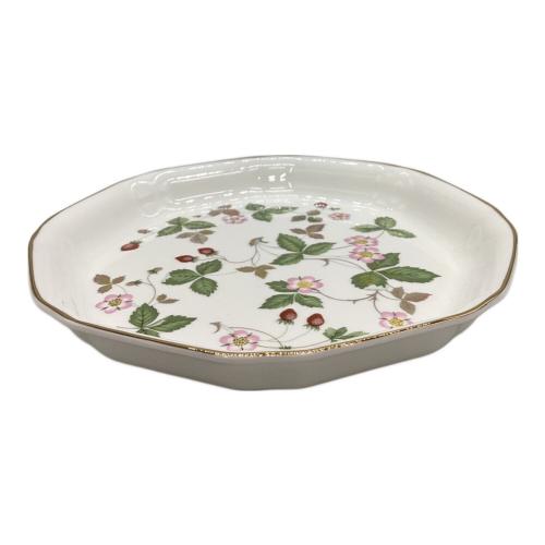 Wedgwood (ウェッジウッド) オクタゴンディッシュS ▲ ワイルドストロベリー