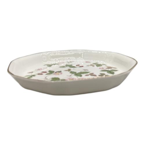 Wedgwood (ウェッジウッド) オクタゴンディッシュS ▲ ワイルドストロベリー