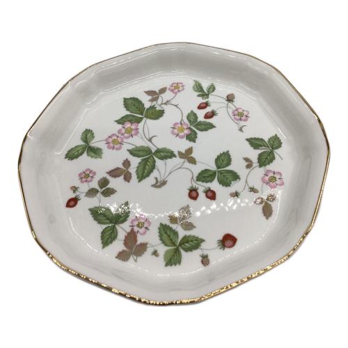 Wedgwood (ウェッジウッド) オクタゴンディッシュS ▲ ワイルドストロベリー