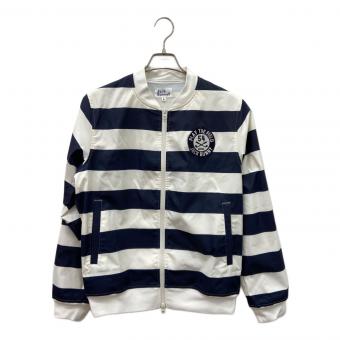 JACK BUNNY (ジャックバニー) アウター ゴルフウェア(トップス) メンズ SIZE M ホワイト×ネイビー