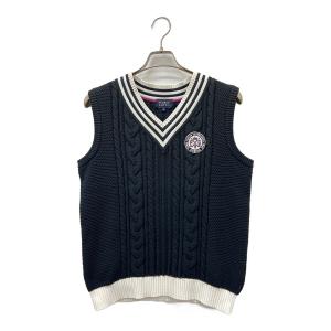 PEARLY GATES (パーリーゲイツ) ゴルフウェア(トップス) 055-8273802 ベスト レディース SIZE L ネイビー