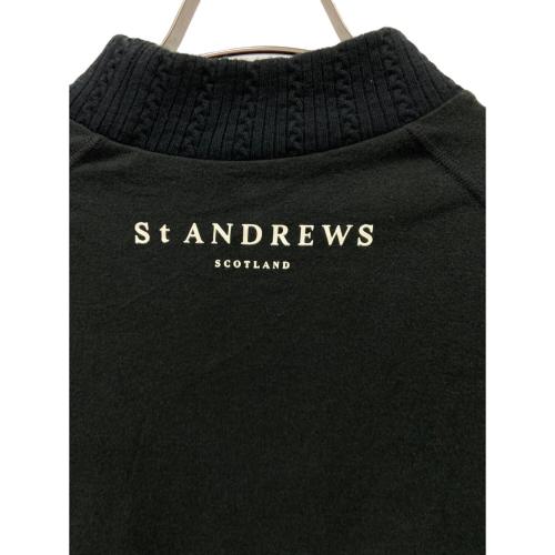 St ANDREWS (セントアンドリュース) ゴルフウェア(トップス) 042-1266151 ハイネック メンズ SIZE M ブラック