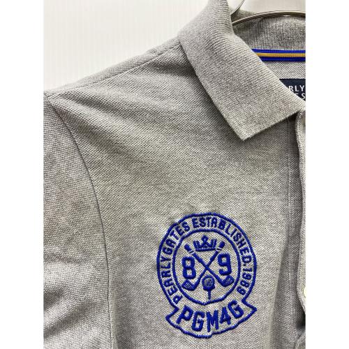 PEARLY GATES (パーリーゲイツ) ポロシャツ ゴルフウェア(トップス) 053-8260801 メンズ SIZE M グレー