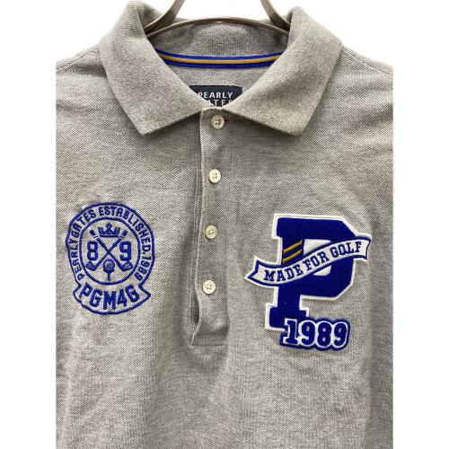 PEARLY GATES (パーリーゲイツ) ポロシャツ ゴルフウェア(トップス) 053-8260801 メンズ SIZE M グレー